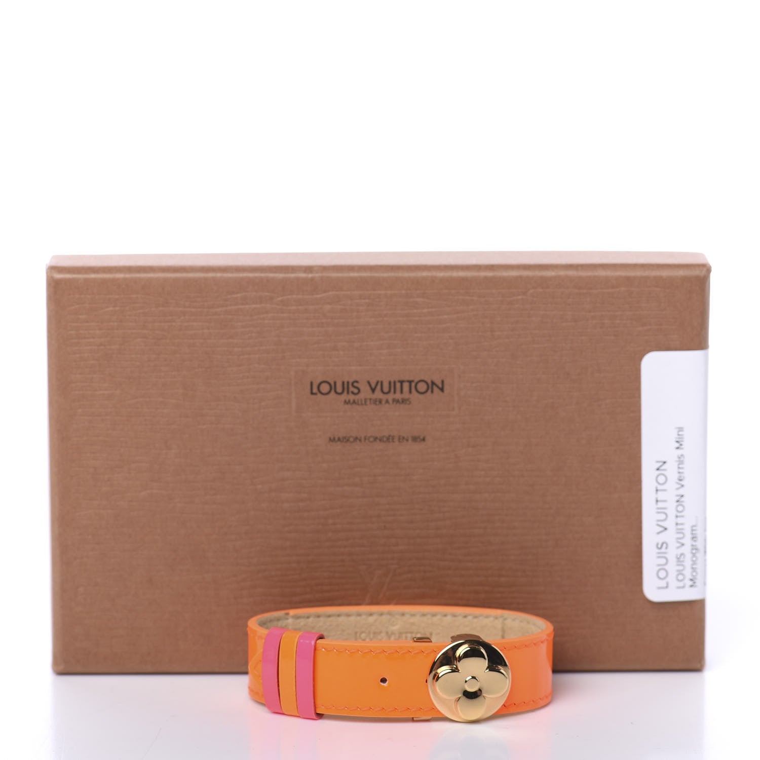 Louis Vuitton Vernis Fluo Wish Bracelet Orange 6 of 6