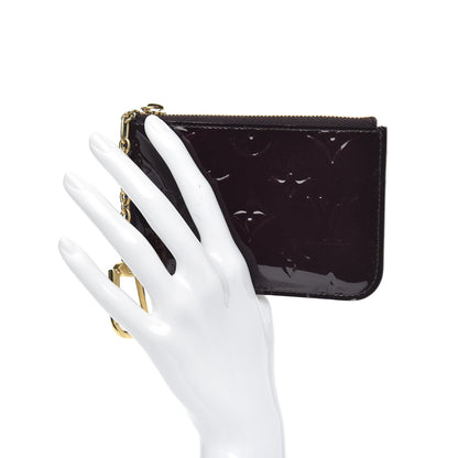 Louis Vuitton Vernis Key Pouch NM Amarante 2 of 6