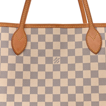 Louis Vuitton Damier Azur Neverfull MM 7 of 12
