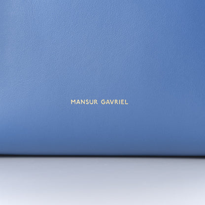 Mansur Gavriel Calfskin Mini Bucket Bag Sea Blue 8 of 8