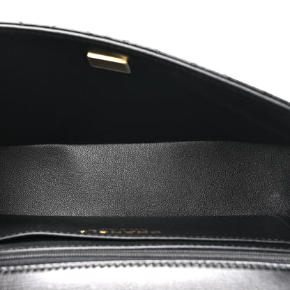 Chanel Lambskin Quilted Small Single Flap Top Handle Bag So Black 5 of 10