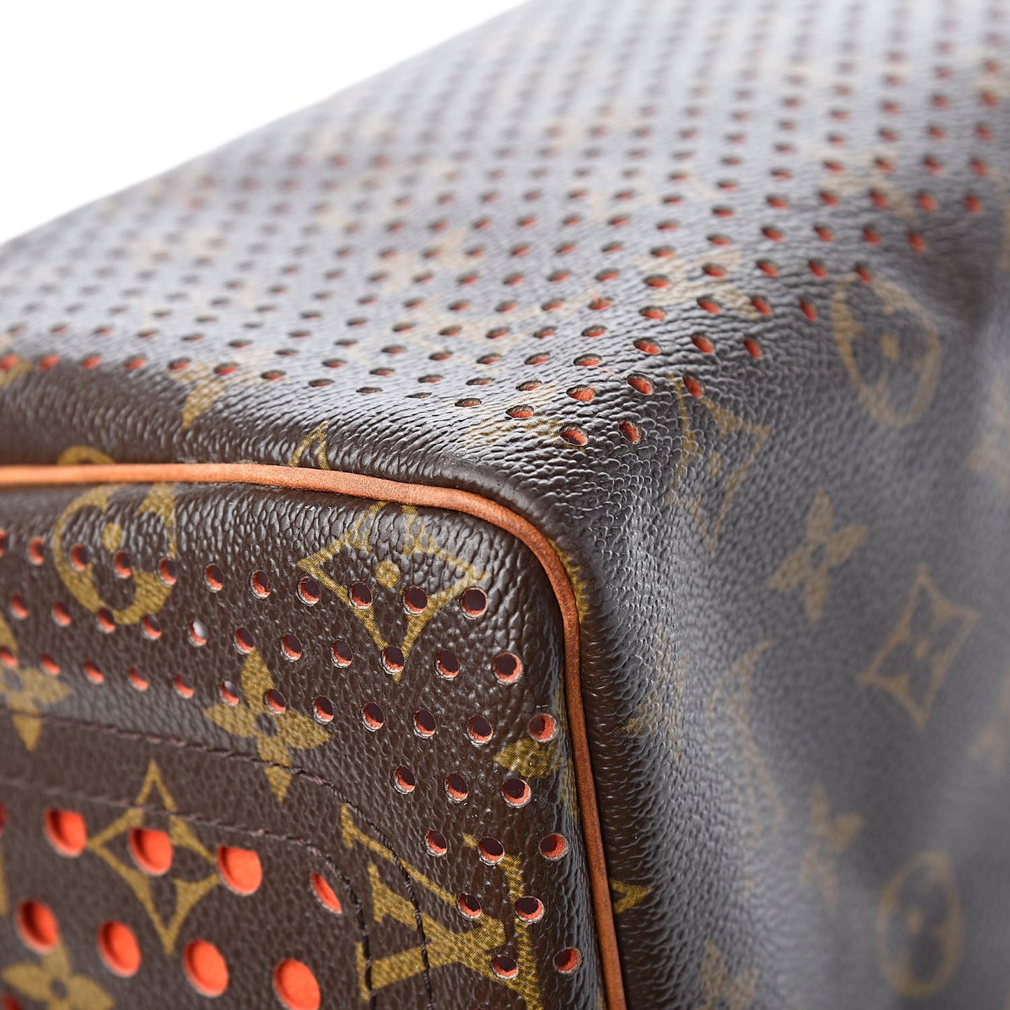 Monogram Perforated Speedy 30 Orange