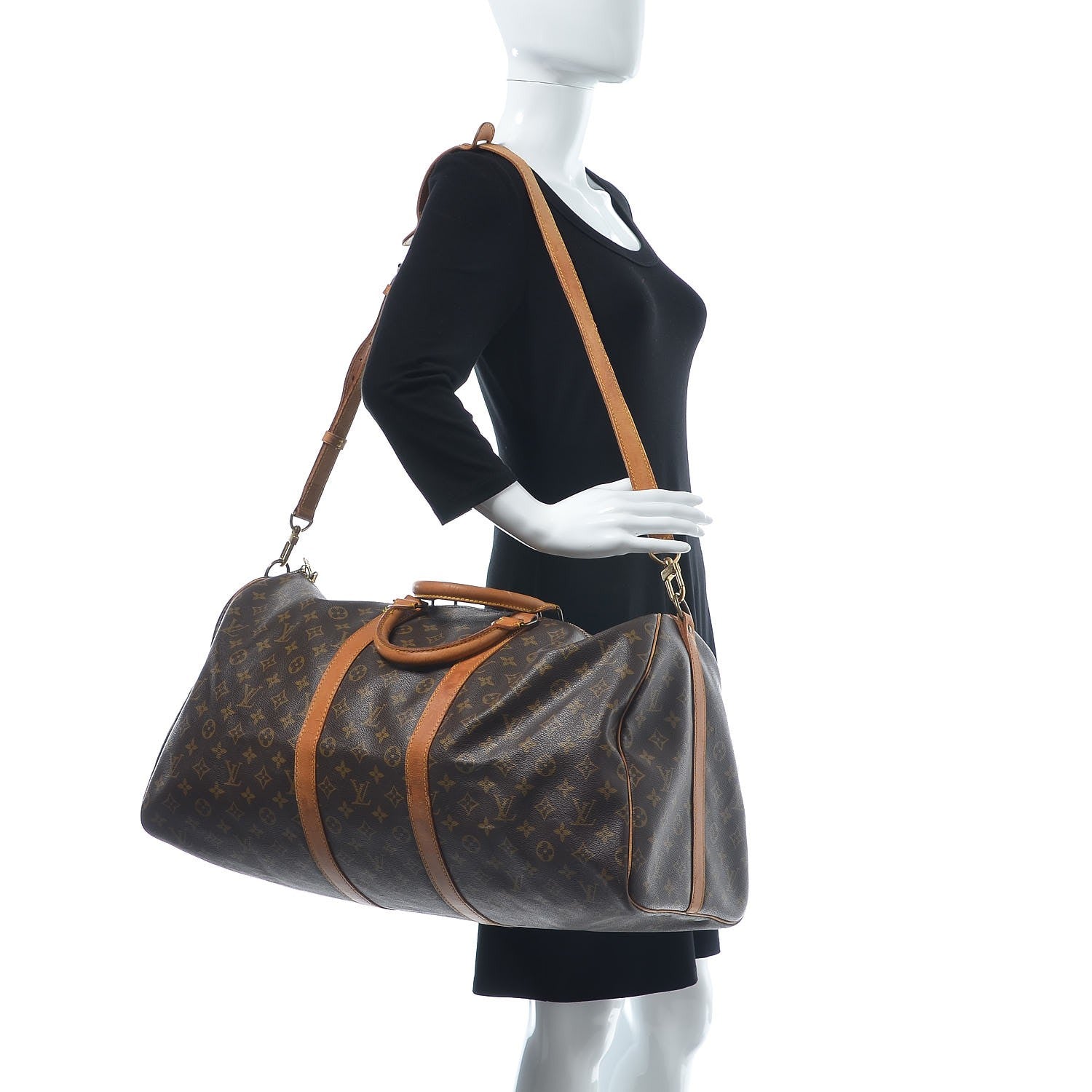 Louis Vuitton Monogram Keepall Bandouliere 55 2 of 25