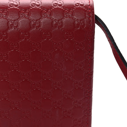 Gucci Microguccissima Crossbody Wallet Red 12 of 13