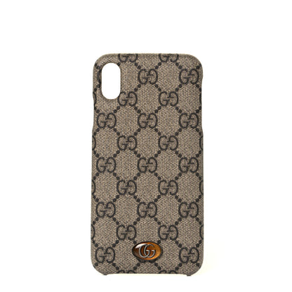 Gucci GG Supreme Monogram Ophidia iPhone XS Max Case 1 of 5