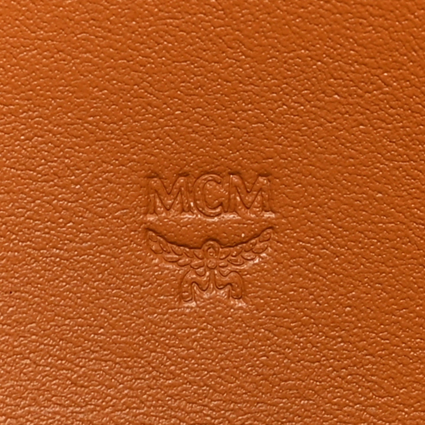 Visetos Large Zip Around Wallet Cognac