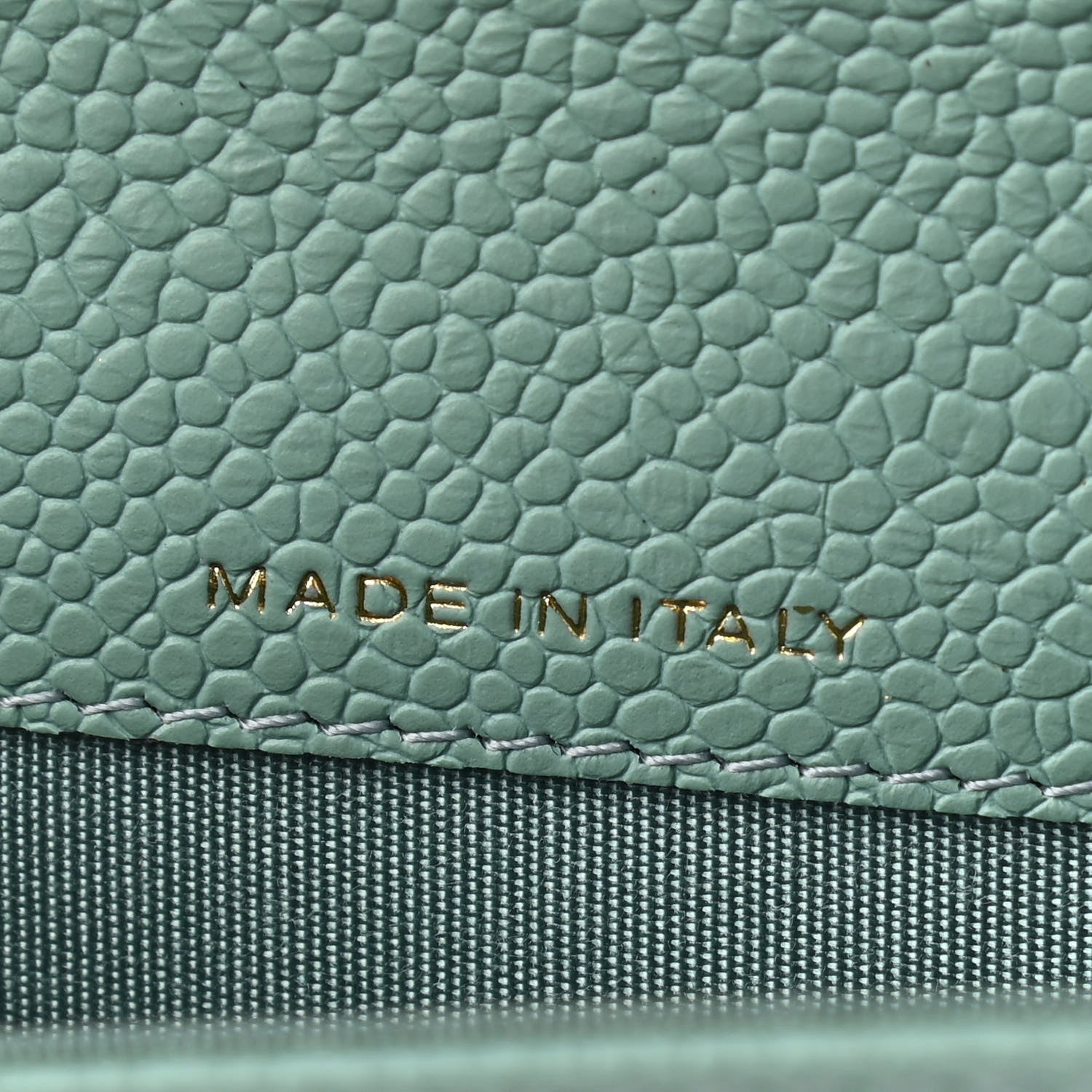 Chanel Caviar Quilted Boy Flap Card Holder Light Blue 7 of 9