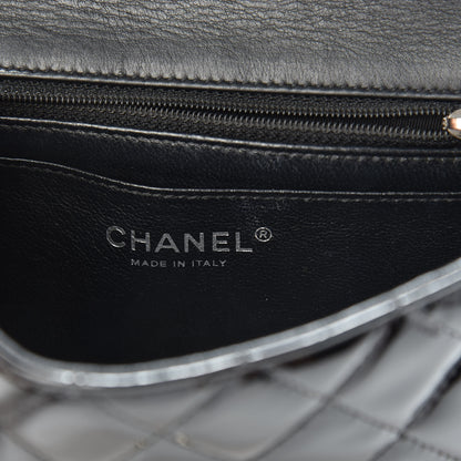 Chanel Patent Calfskin Quilted Mini Rectangular Flap Black 6 of 9