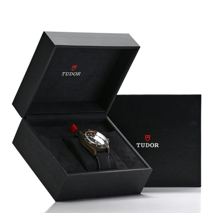 TUDOR Bronze Calfskin 43mm Black Bay Automatic Watch Slate 79250BA 5 of 5