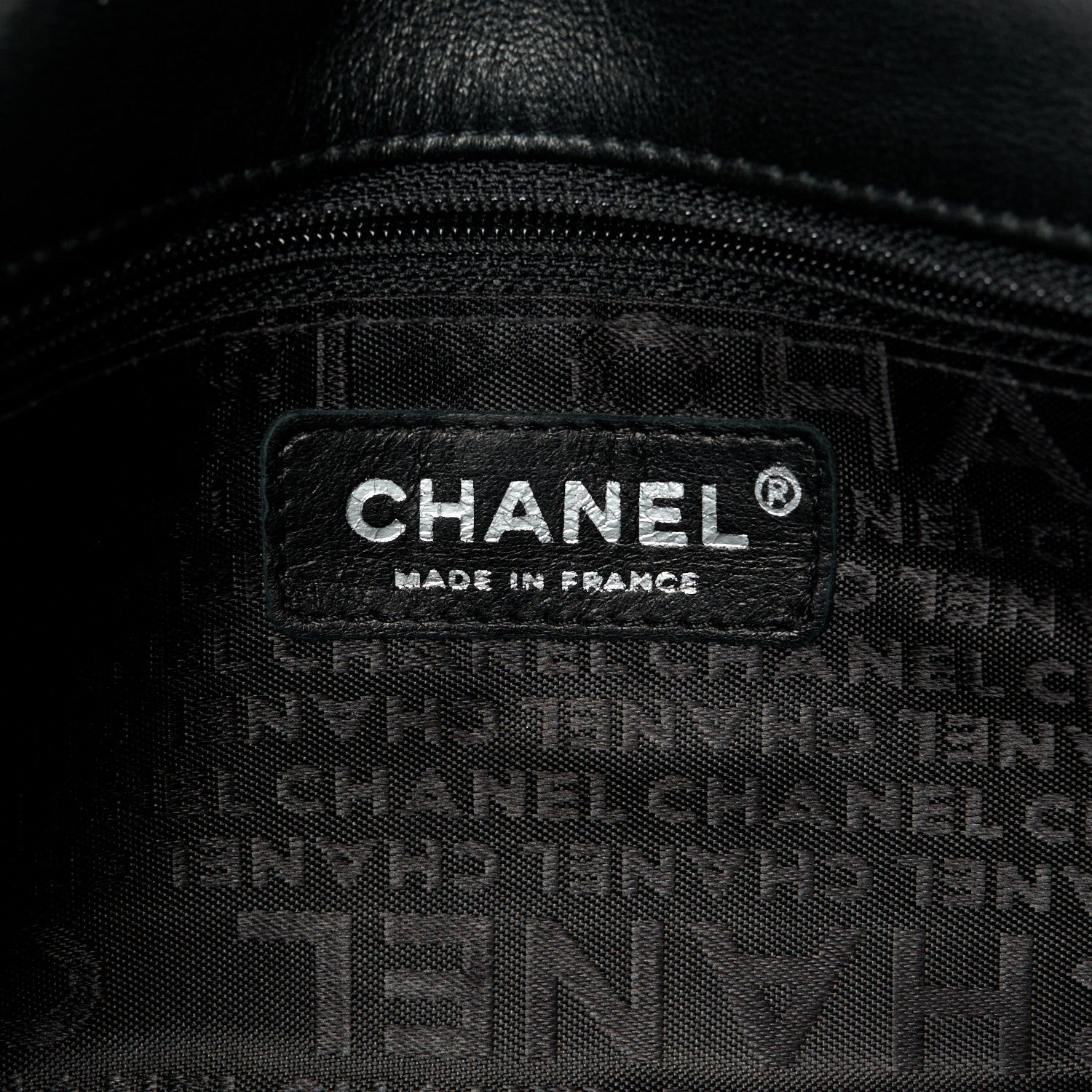 Chanel Satin Printed Lipstick Small Single Flap Black 6 of 11
