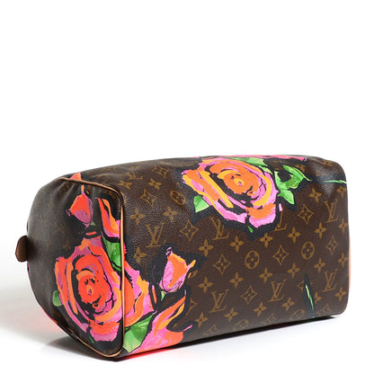 Louis Vuitton Monogram Roses Speedy 30 4 of 7