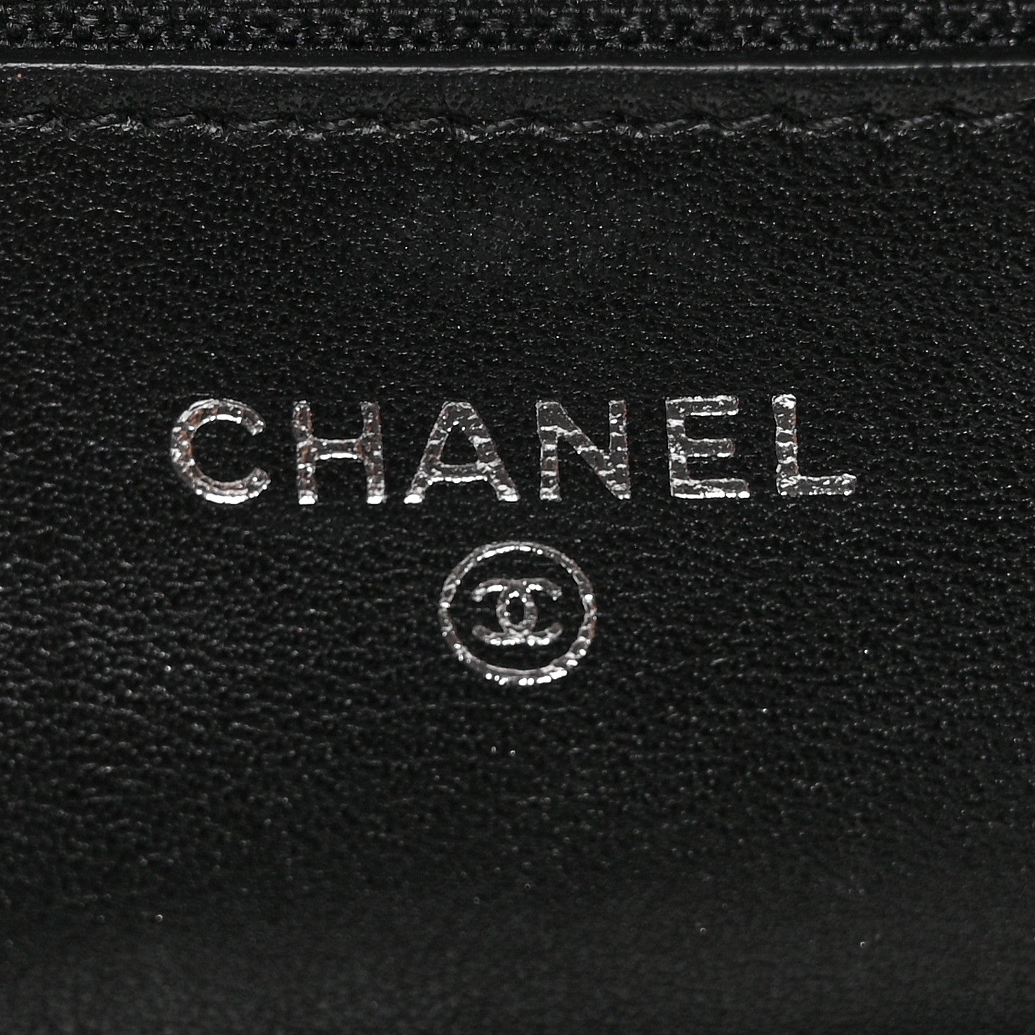 Chanel Patent Quilted Wallet On Chain WOC Black 6 of 12