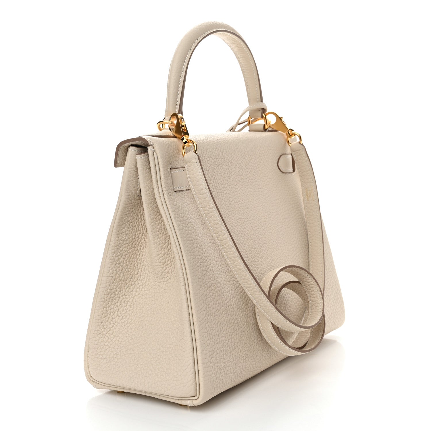 Hermes Togo Kelly Retourne 28 Craie 3 of 11