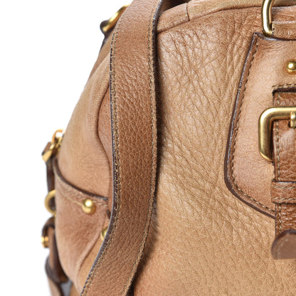 Prada Cervo Antik Dome Satchel Sughero 12 of 25