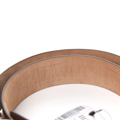 Gucci GG Supreme Monogram Selleria Interlocking G 40mm Belt 85 34 Beige Ebony Cuir 4 of 7