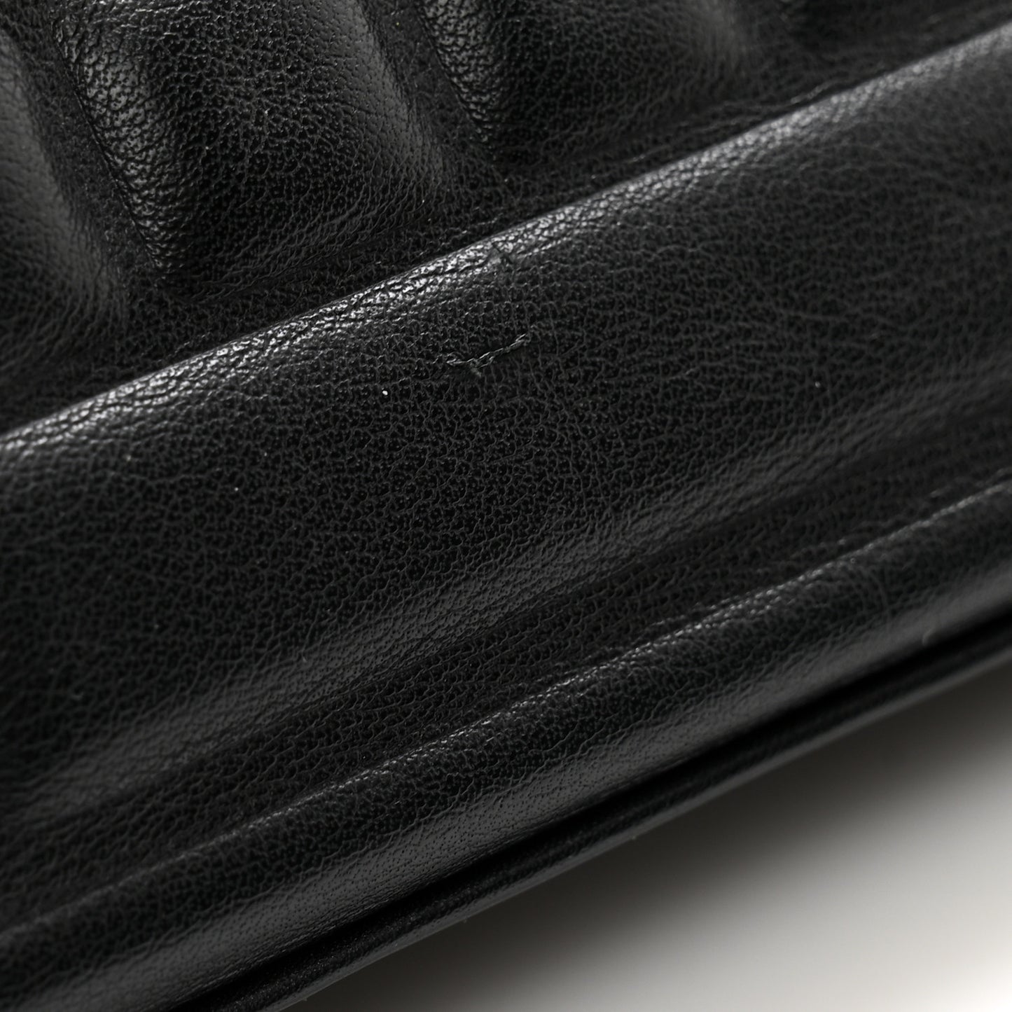 Metallic Calfskin Keyboard Pouch Black