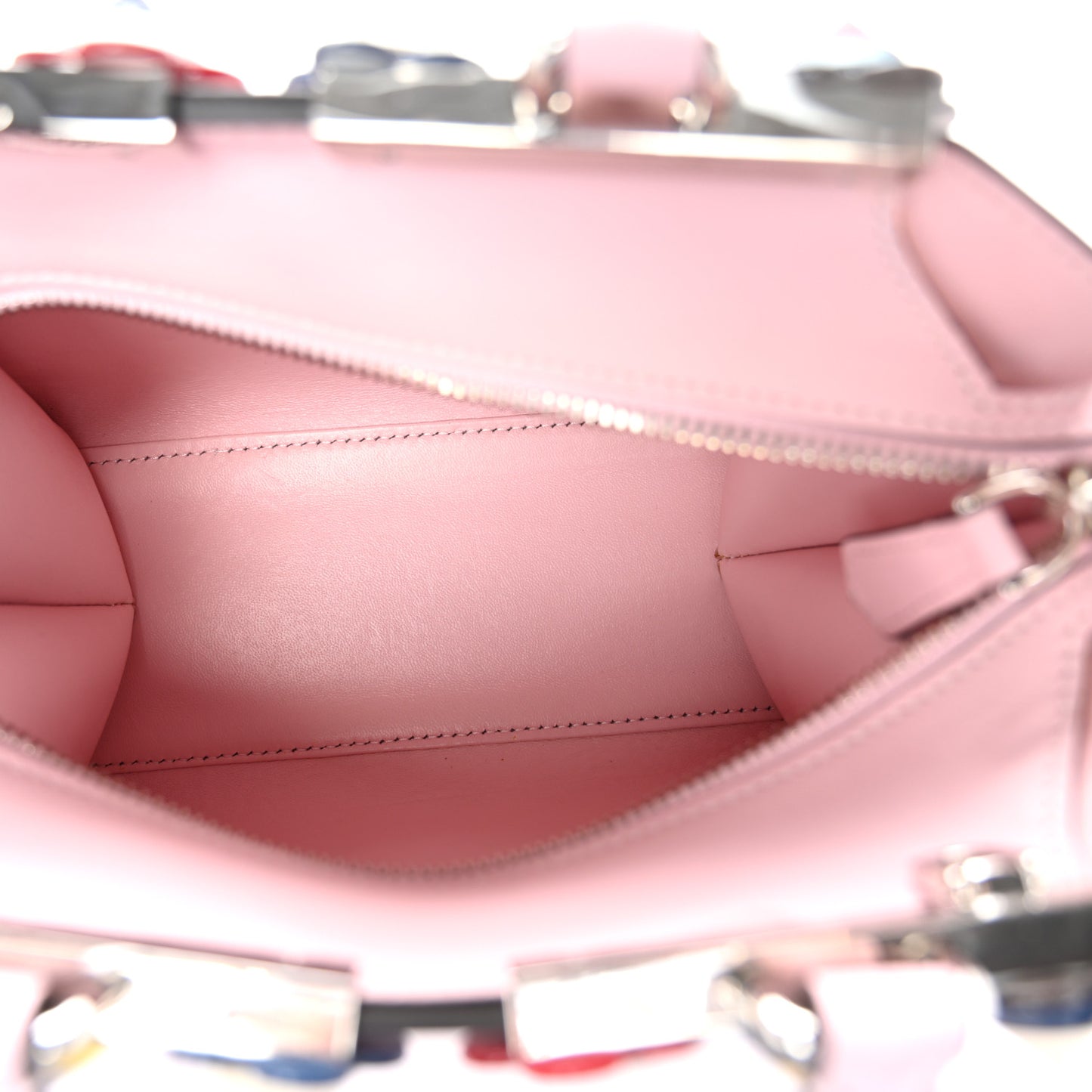 Vitello Dolce Plexiglass Flowerland Studded Mini 3Jours Tote Peonia Multicolor