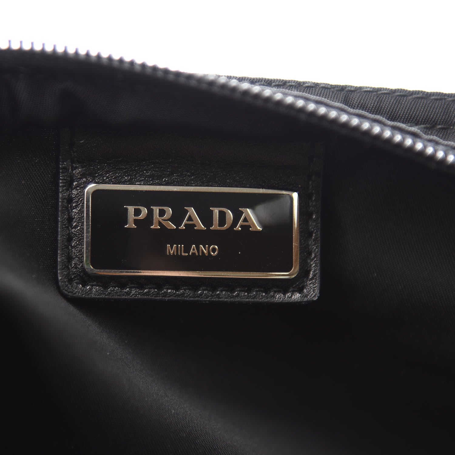 Prada Nylon Vela Flat Messenger Bag Black 5 of 8