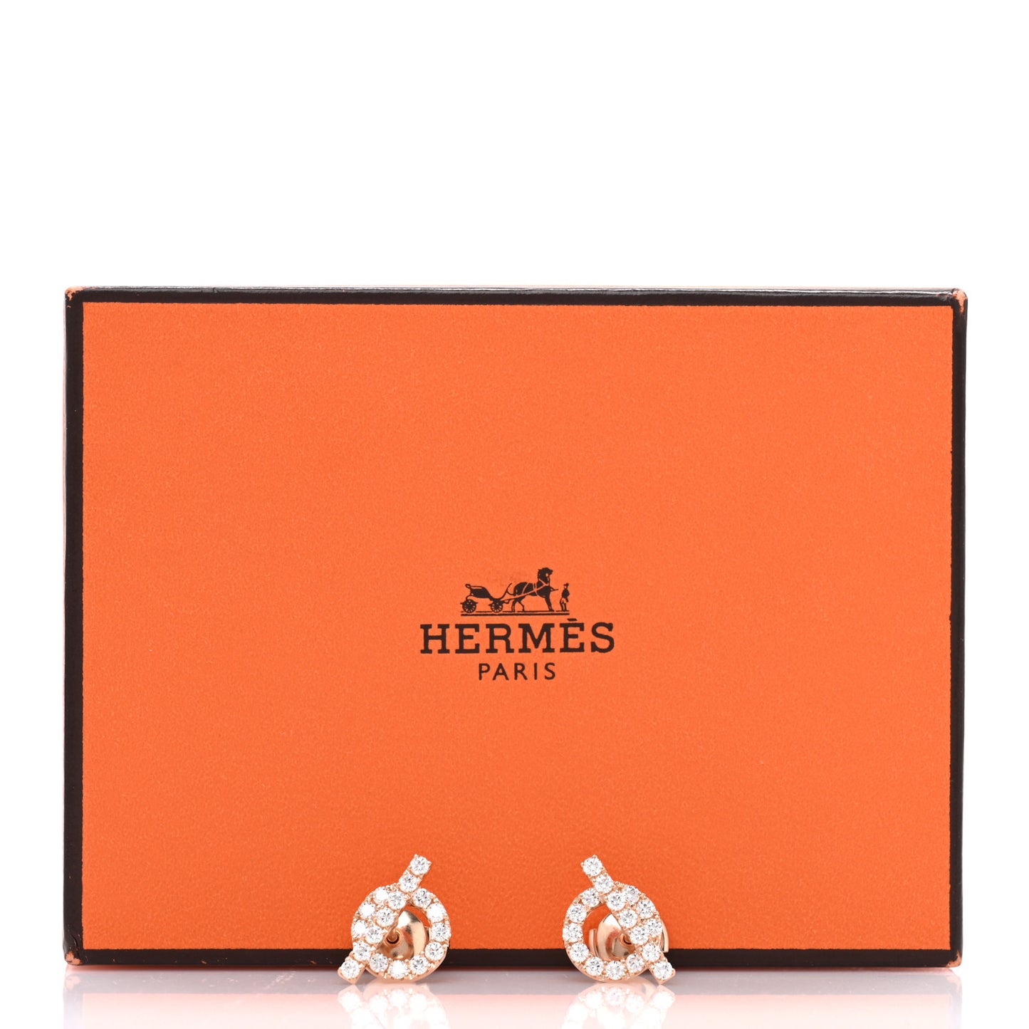 18K Rose Gold Diamond Finesse Earrings