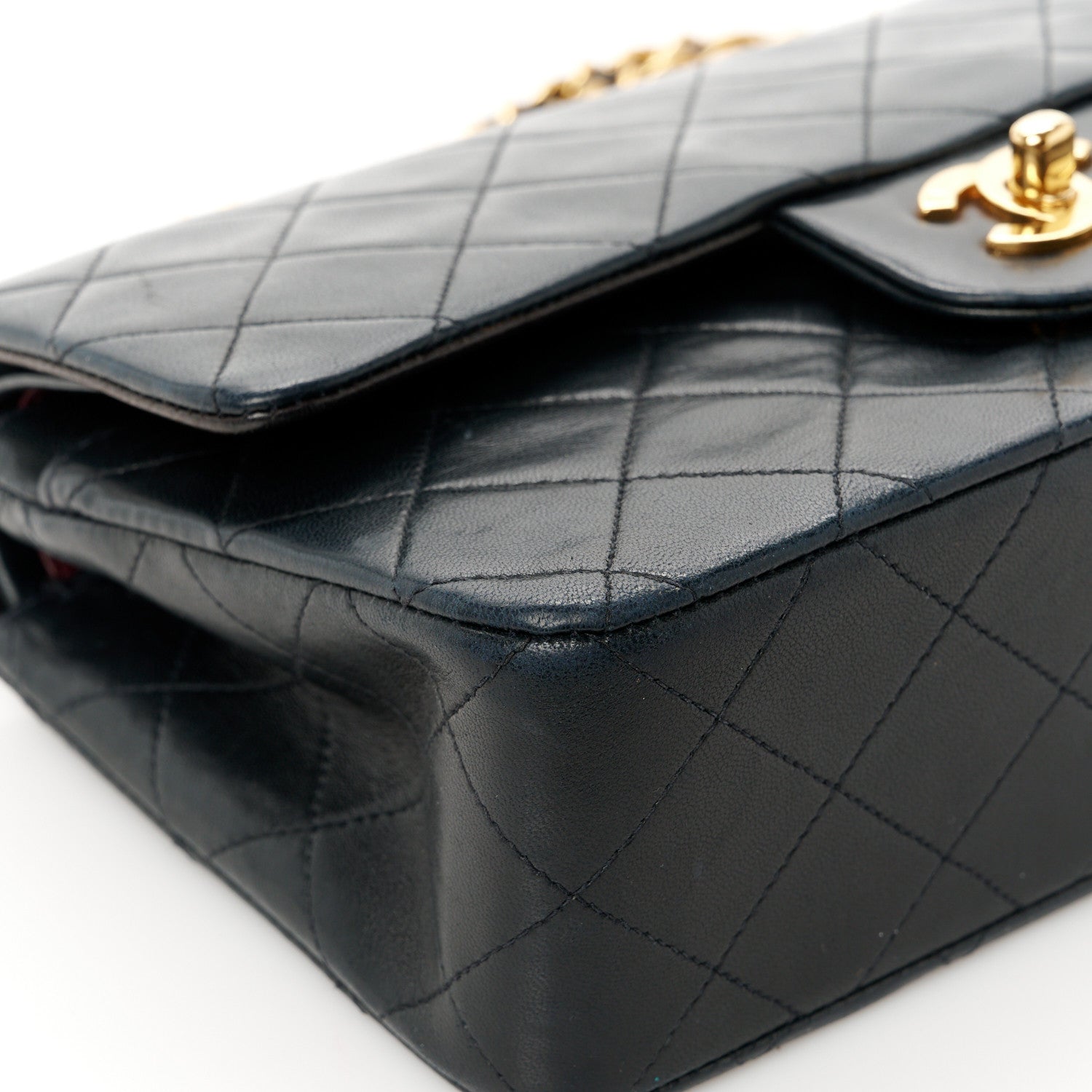 Chanel Lambskin Quilted Small Double Flap Black 14 of 14