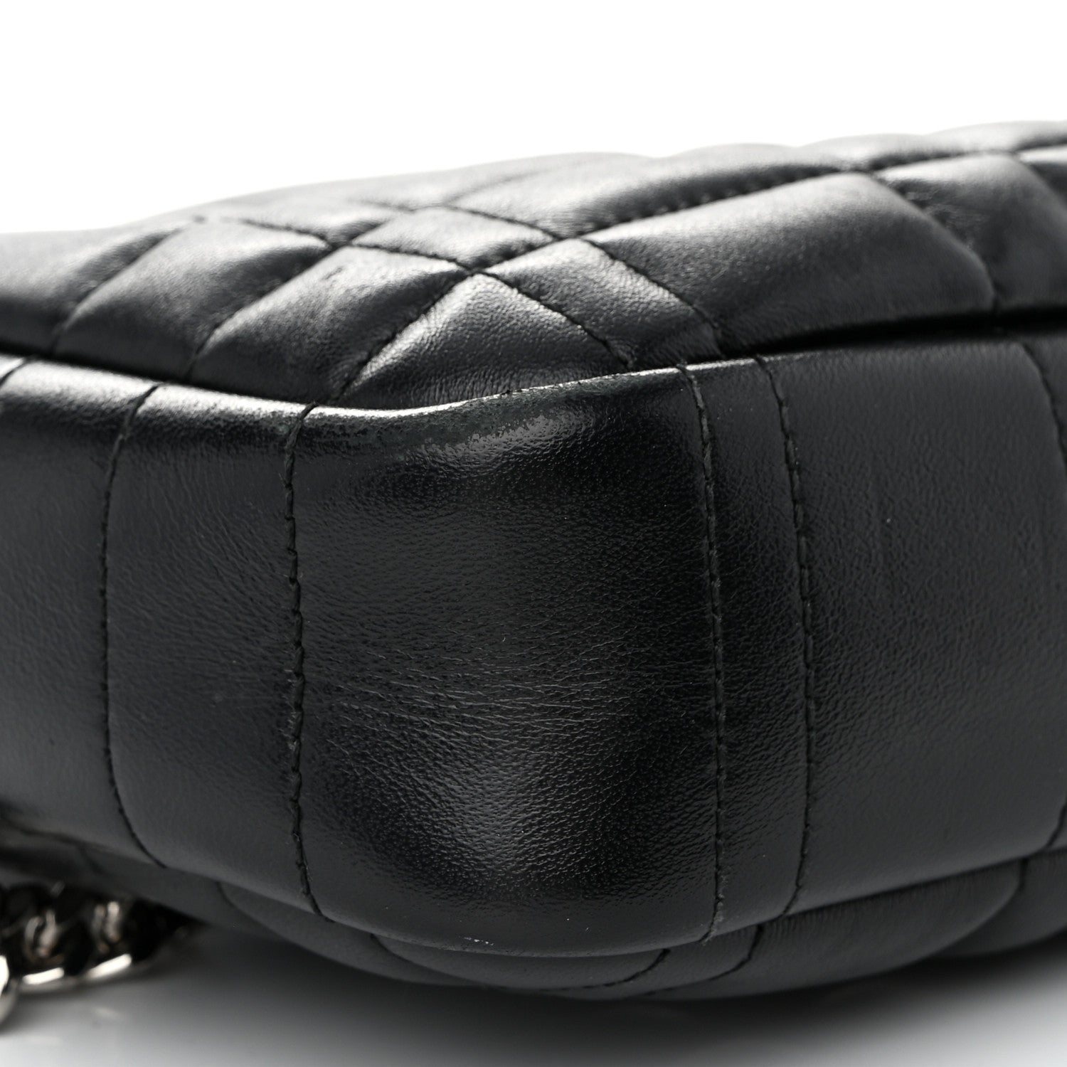 Burberry Calfskin Quilted Small Lola Camera Bag Black 9 of 11