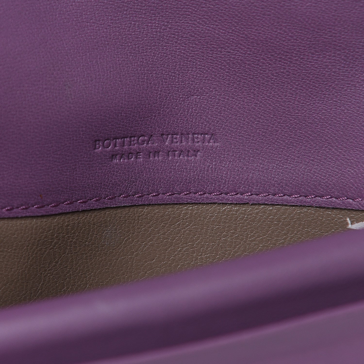 Bottega Veneta Nappa Intrecciato Flap Wallet Purple 6 of 12