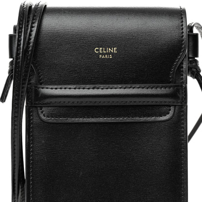 Celine Smooth Calfskin Sunglasses Pouch Black 8 of 10