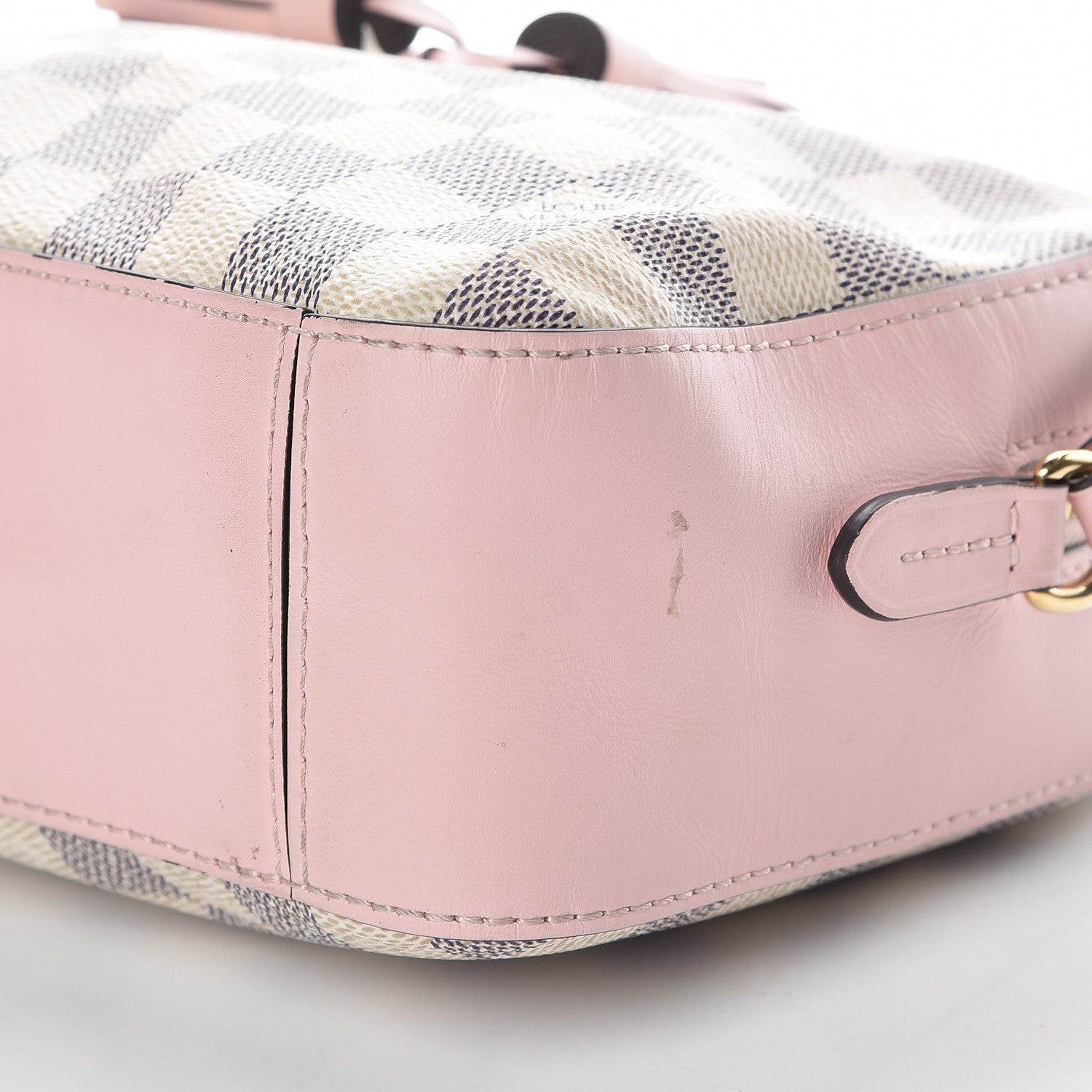 Louis Vuitton Damier Azur Saintonge Eau de Rose 6 of 13