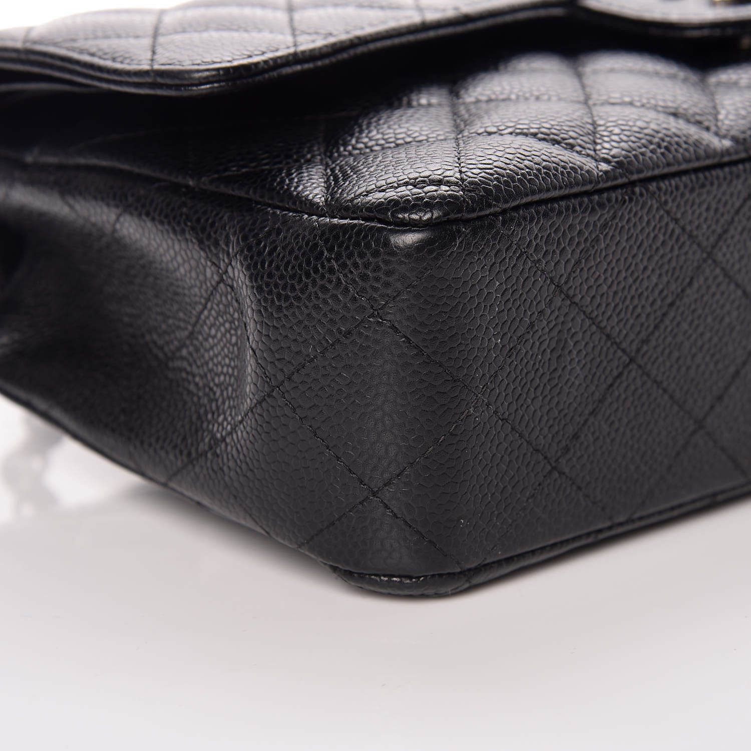 Chanel Caviar Quilted Medium Double Flap Black 11 of 13