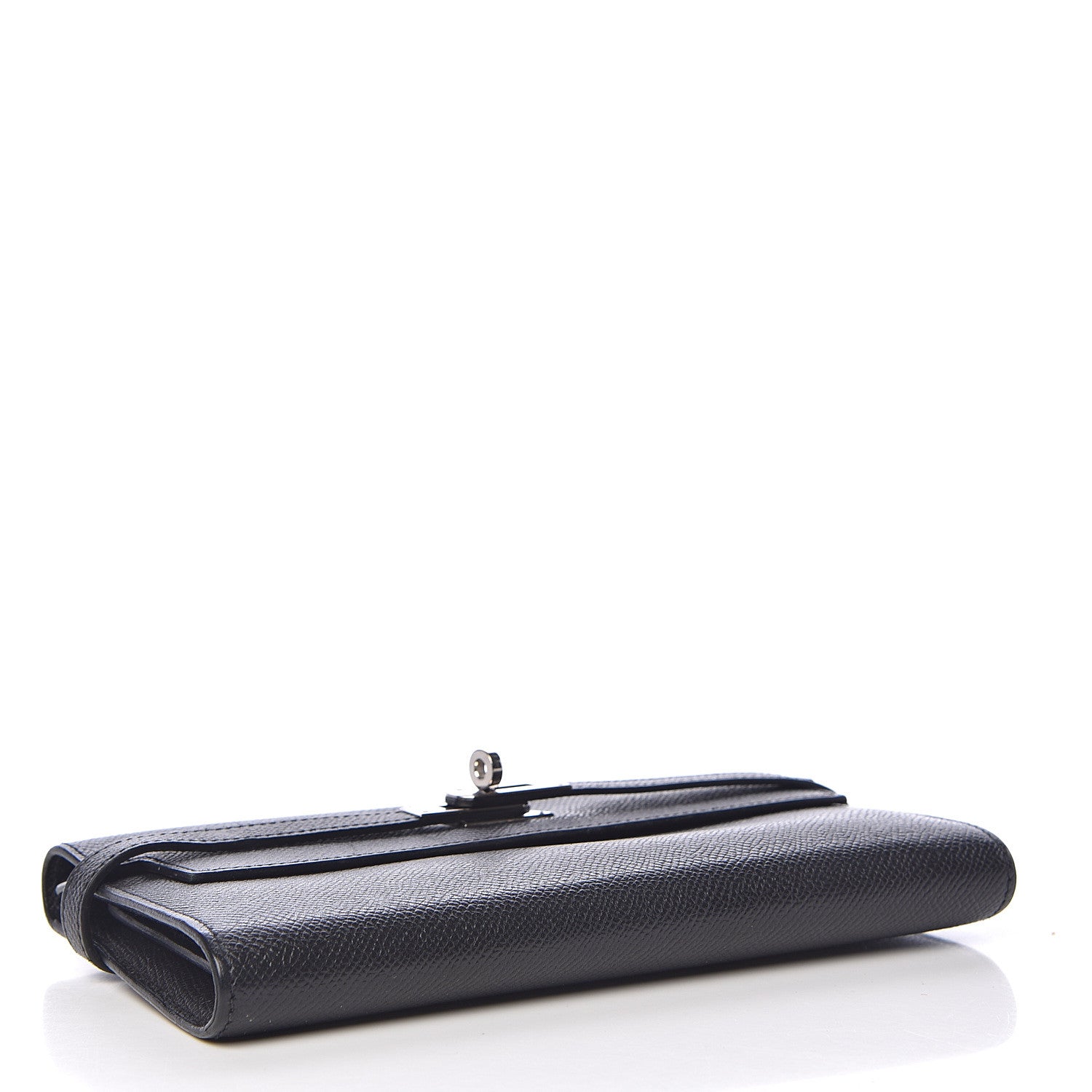 Hermes Epsom Kelly Longue Wallet Black 4 of 7