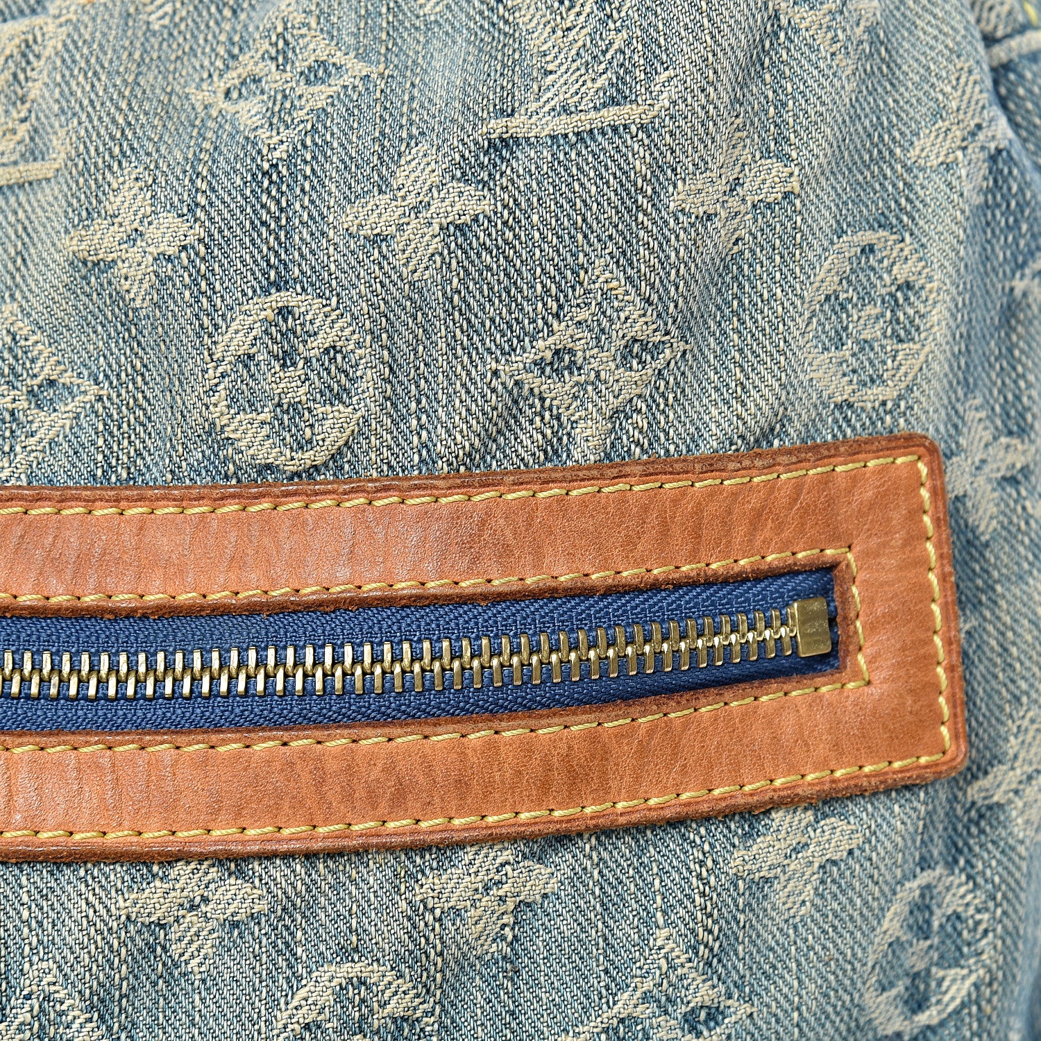 Louis Vuitton Denim Baggy GM Blue 18 of 20