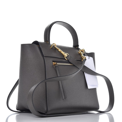 Celine Grained Calfskin Micro Belt Bag Grey 3 of 7