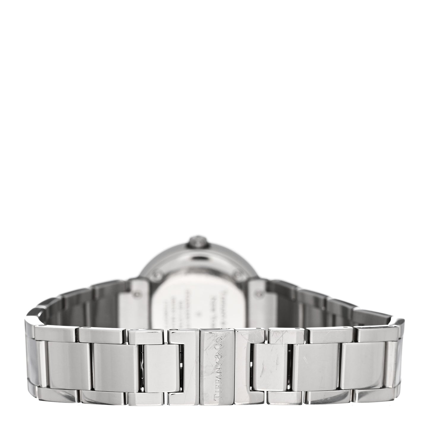 Stainless Steel Diamond Pave 24mm Atlas 2-Hand Quartz Watch