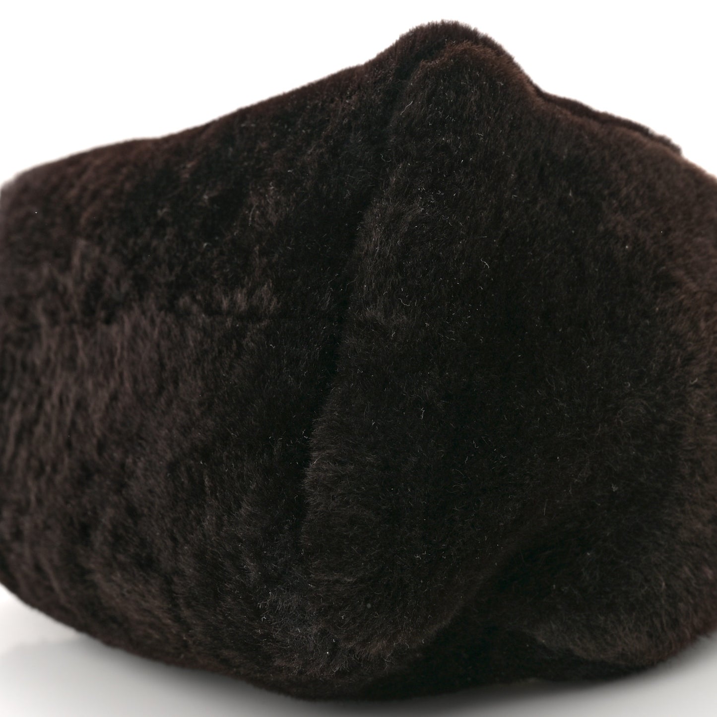 Shearling Monogram LV Ski Cozygram Speedy Bandouliere 25 Chocolate Cream