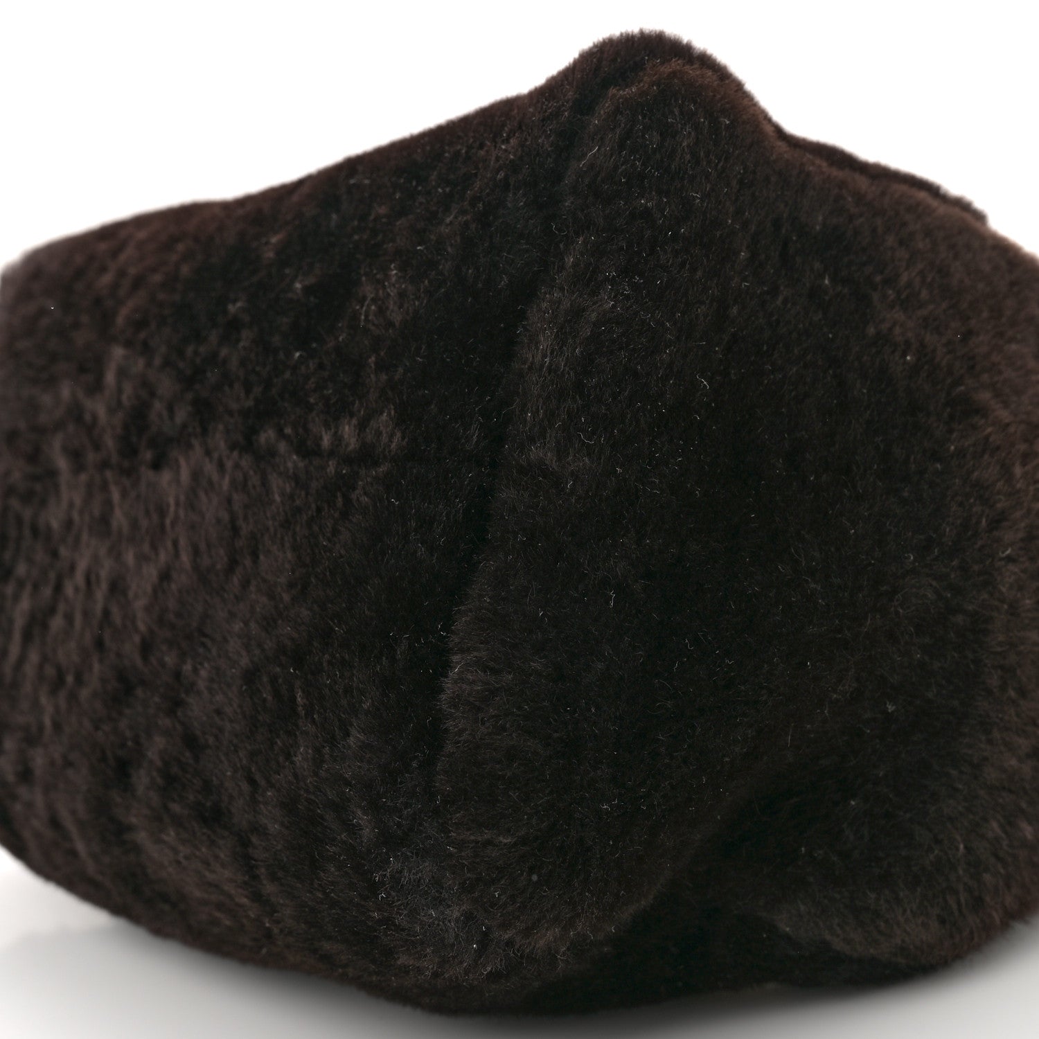Louis Vuitton Shearling Monogram LV Ski Cozygram Speedy Bandouliere 25 Chocolate Cream 9 of 10