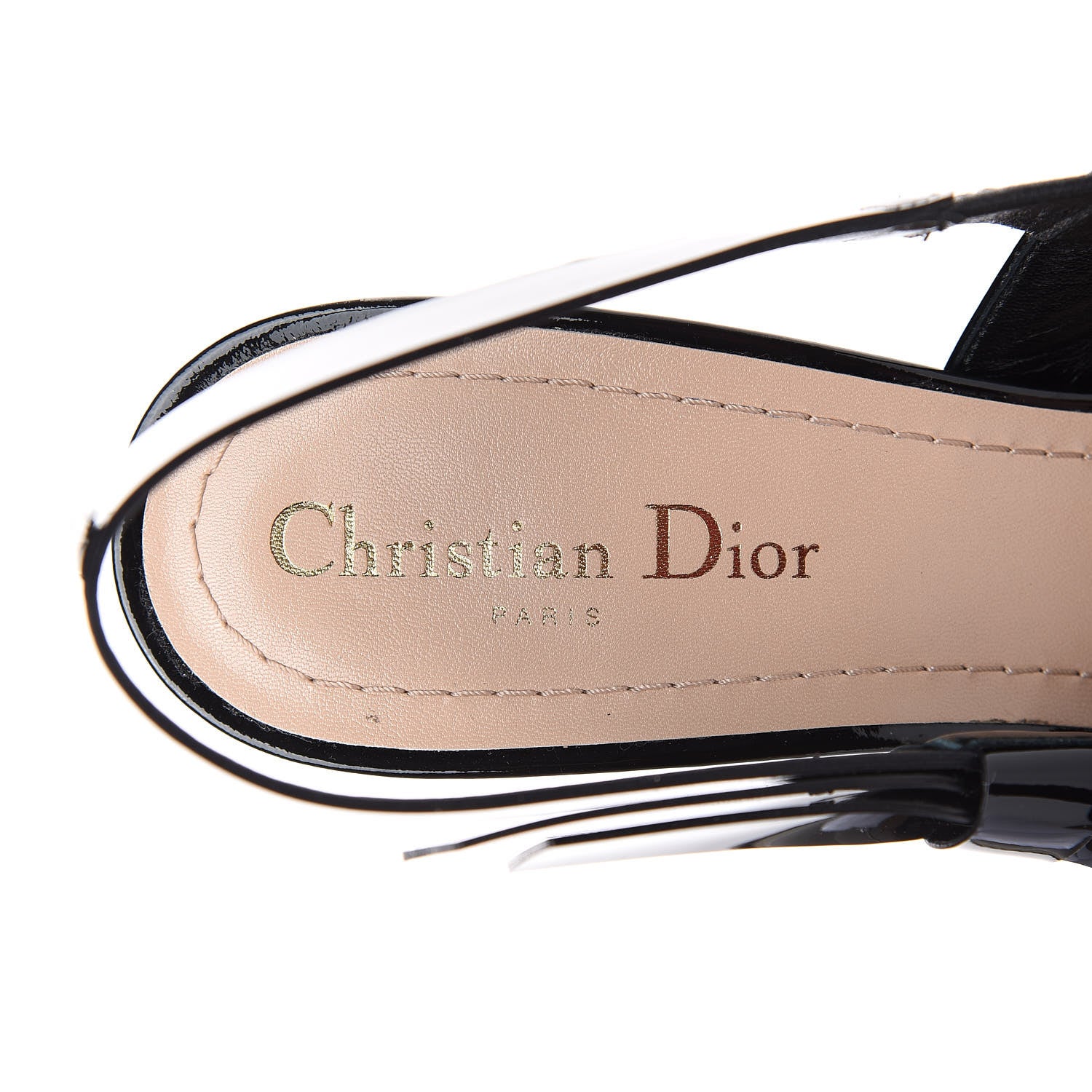 Christian Dior Patent J'Adior Slingback Pumps 40 Black 5 of 9