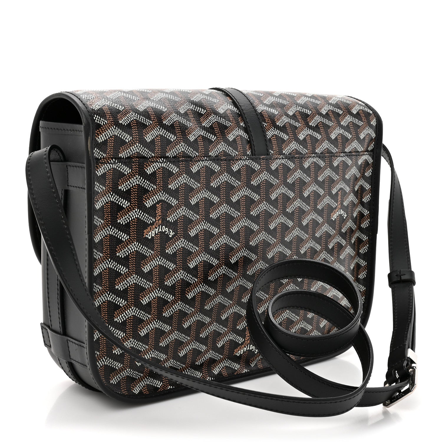 Goyard Goyardine Belvedere II MM Messenger Bag Black 3 of 10