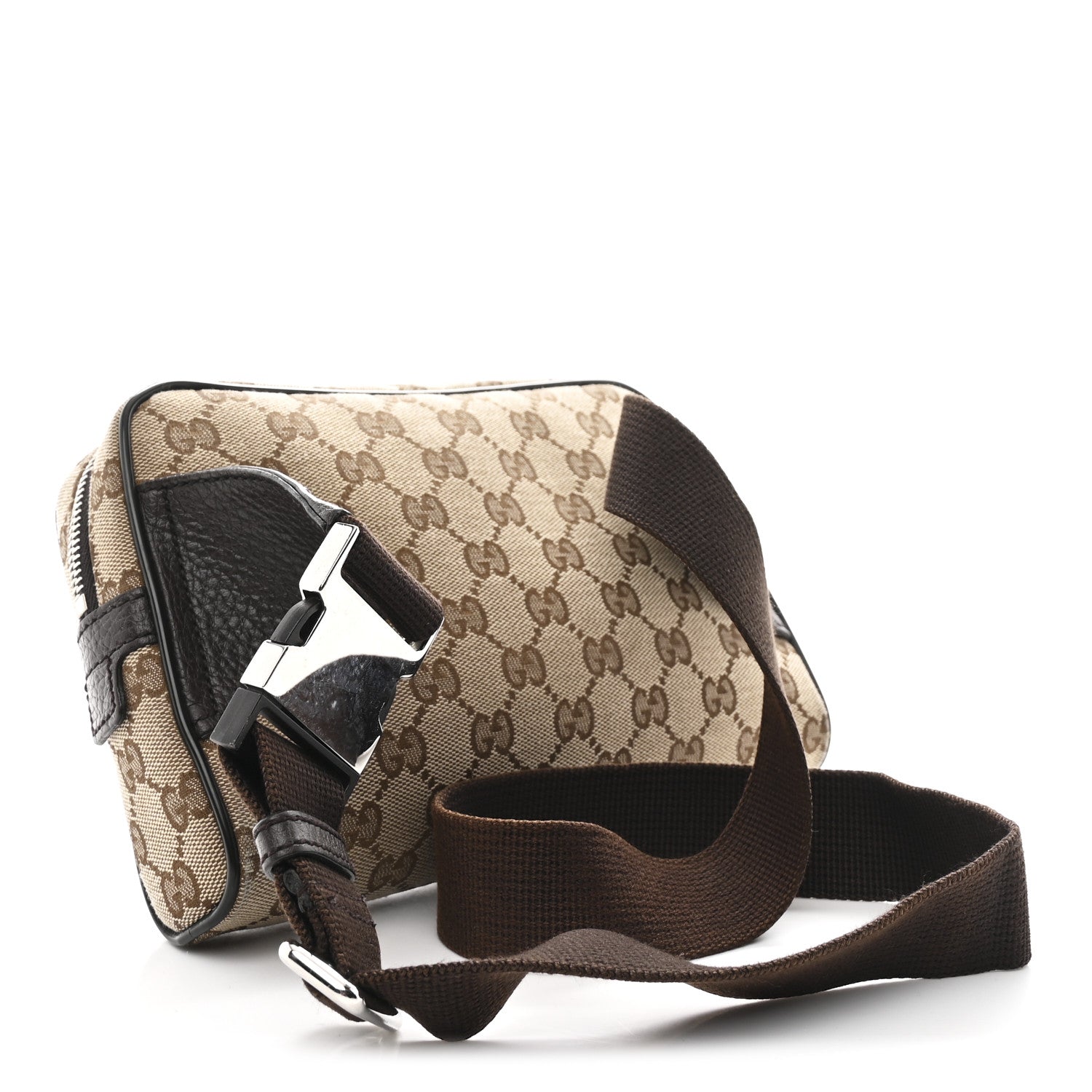 Gucci Monogram Belt Bag Dark Brown 3 of 10