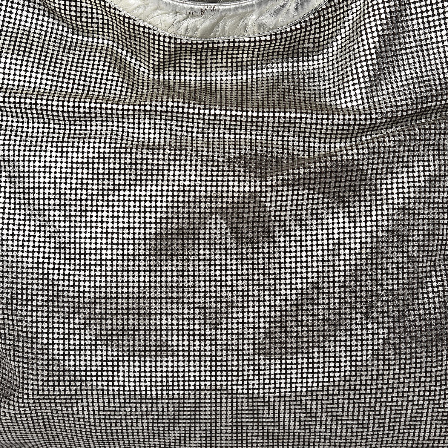 Chanel Metallic Perforated Lambskin Hollywood Hobo Silver 17 of 17