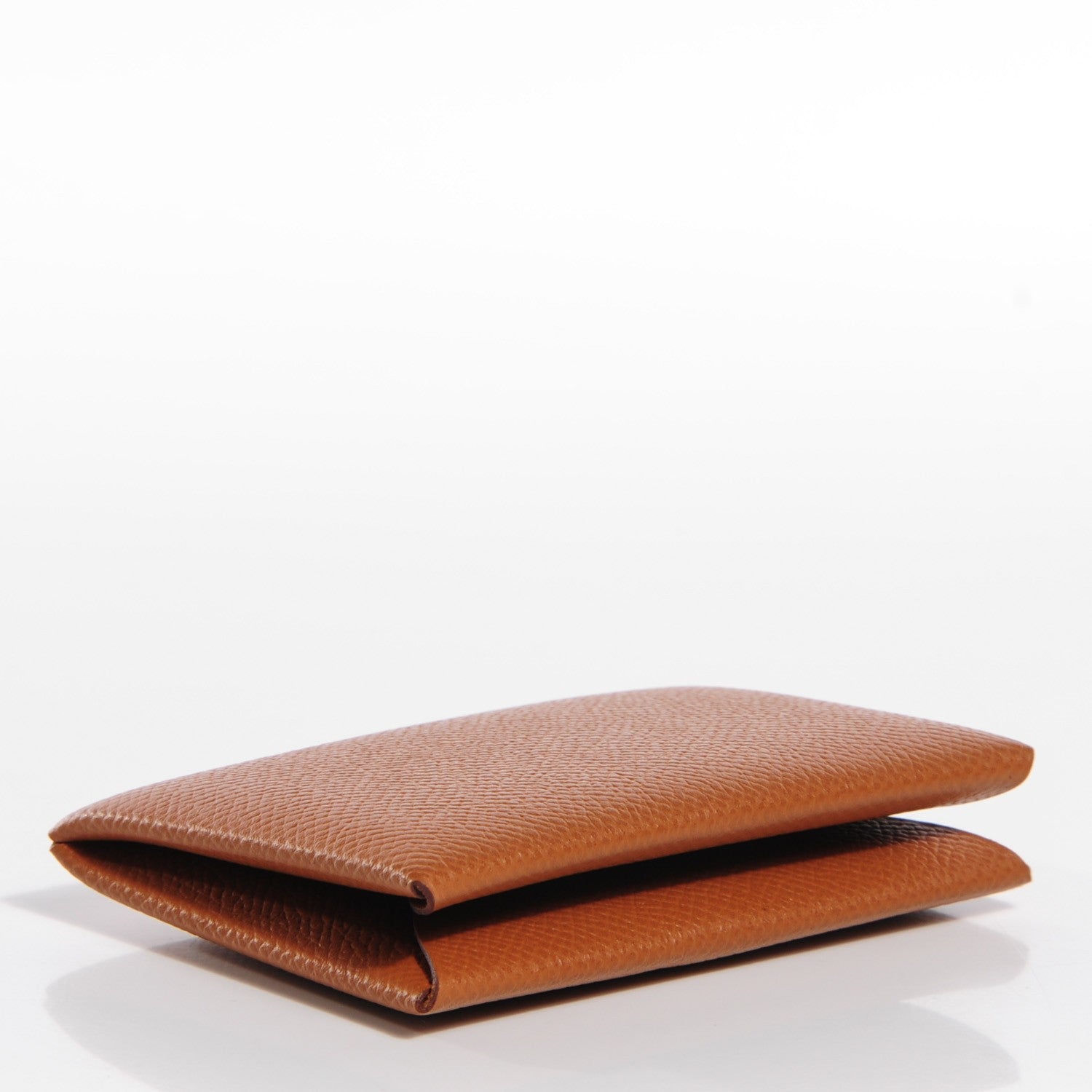 Hermes Epsom Calvi Card Case Gold 4 of 7