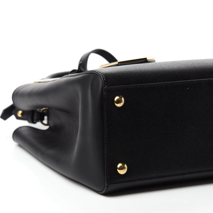 Fendi Vitello Elite Petite 2Jours Tote Black 6 of 9