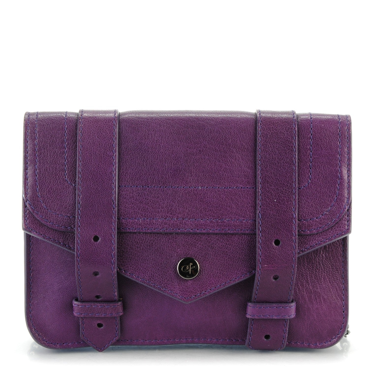 Proenza Schouler Lambskin Large PS1 Chain Wallet Veruca Salt 1 of 7