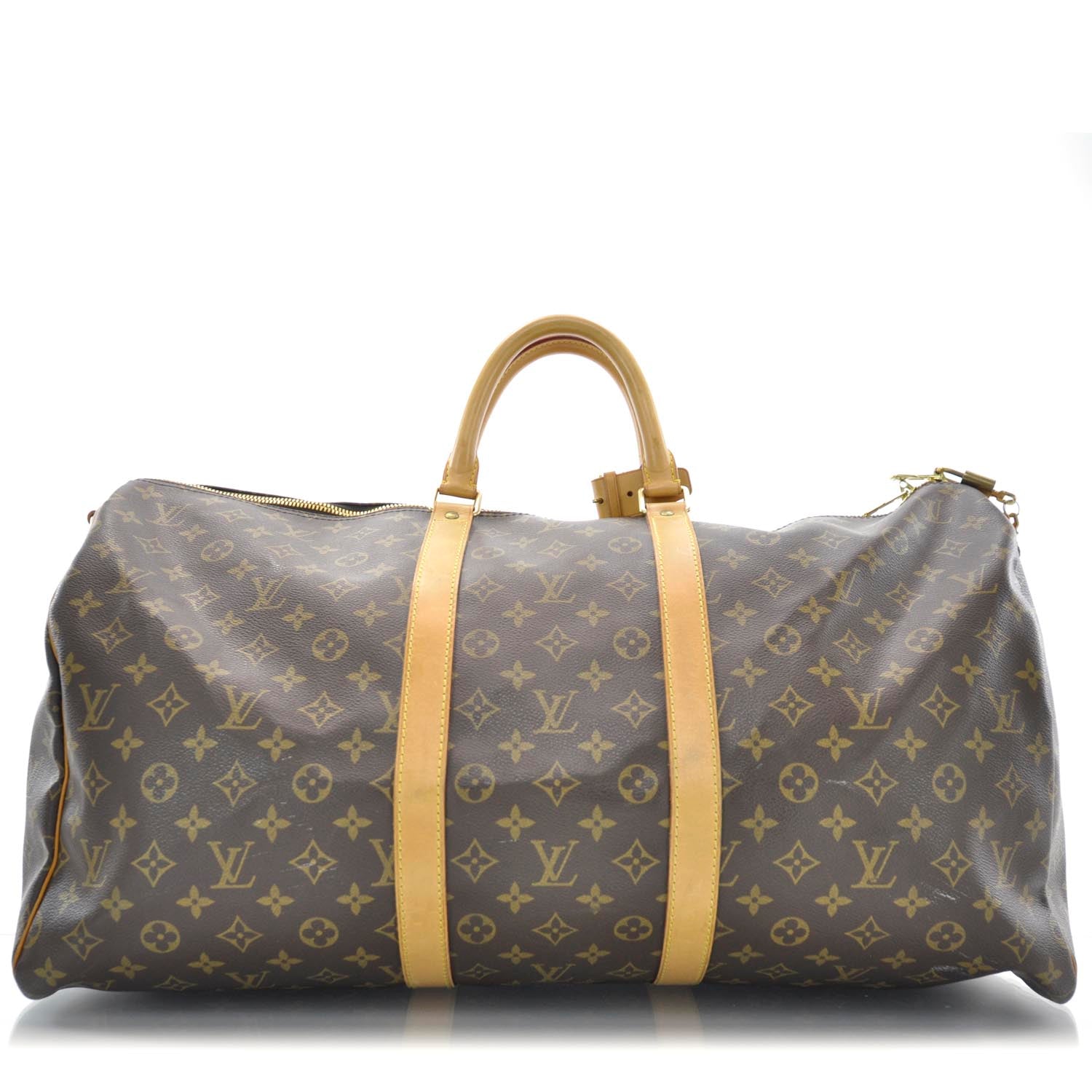 Louis Vuitton Monogram Keepall 55 + Strap 1 of 10