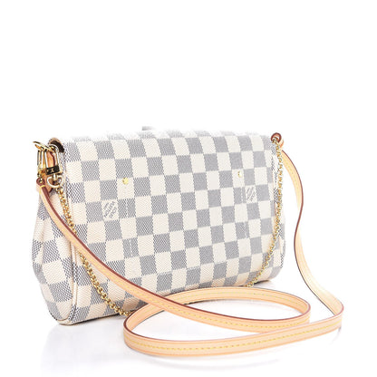 Louis Vuitton Damier Azur Favorite MM 3 of 9