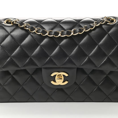 Chanel Lambskin Quilted Small Double Flap Black 8 of 14