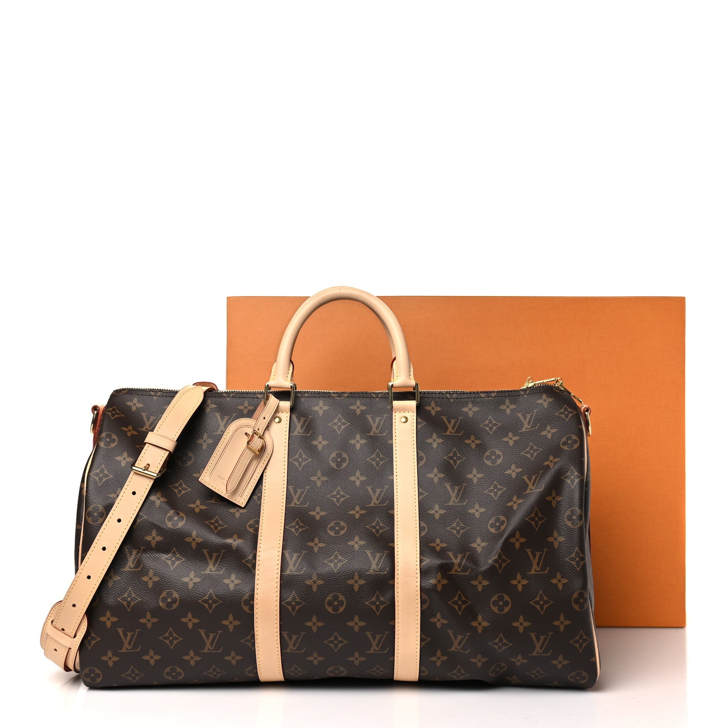 Louis Vuitton Monogram Keepall Bandouliere 50 9 of 9