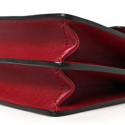 Louis Vuitton Smooth Calfskin Dauphine MM Cherry Berry 8 of 8