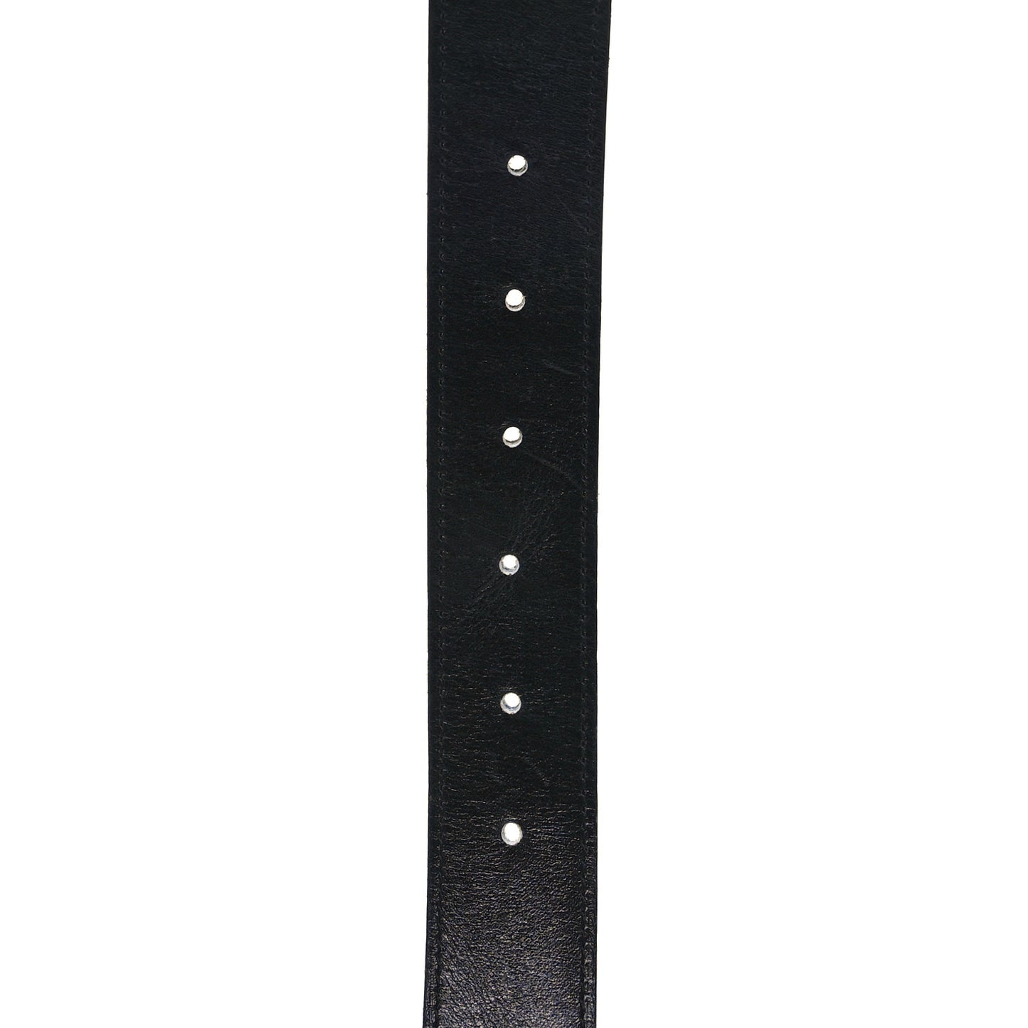 Box Togo 32mm Guilloche H Belt 85 Blue Jean Black