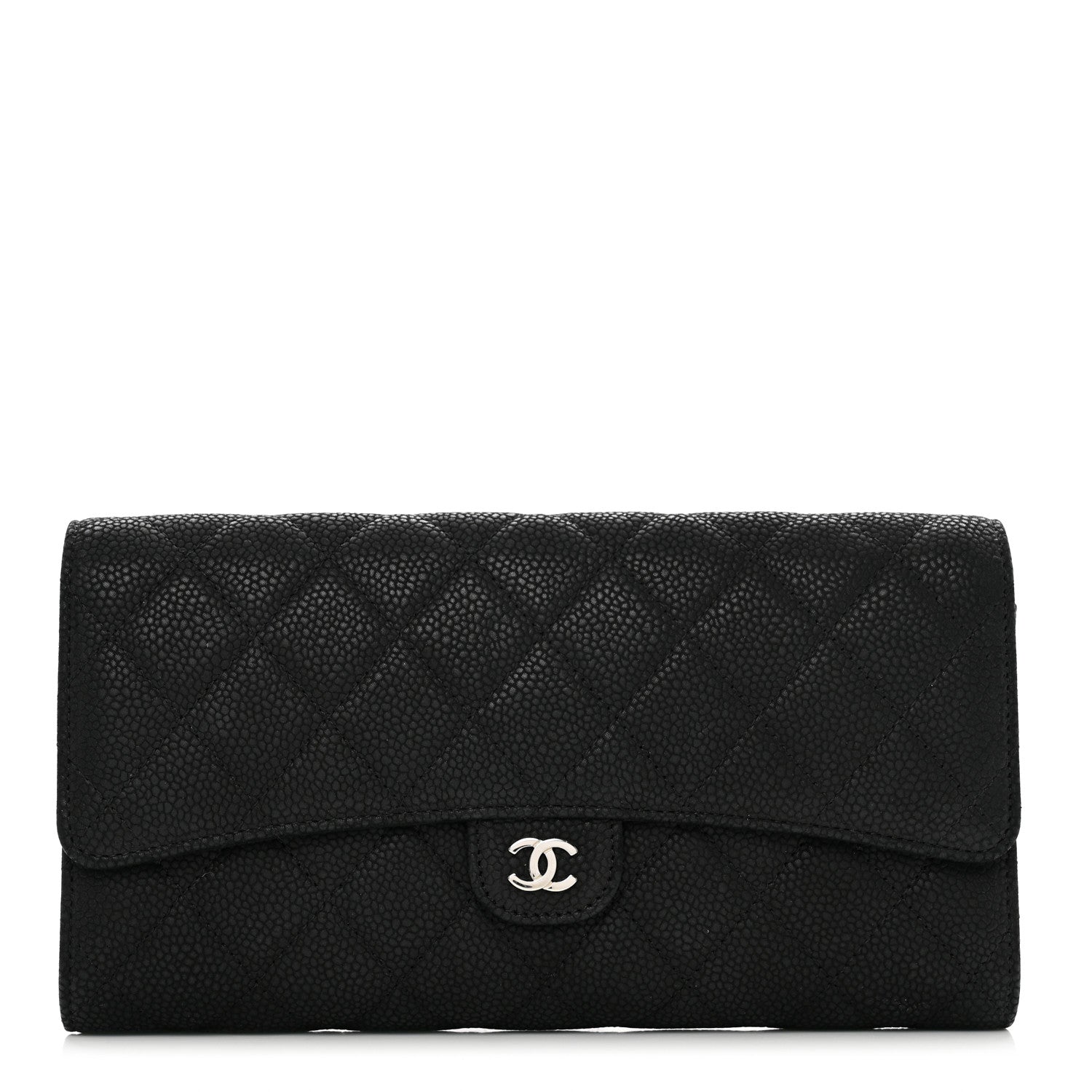 Chanel Caviar Quilted Travel Wallet Black 2 of 10