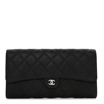 Chanel Caviar Quilted Travel Wallet Black 2 of 10
